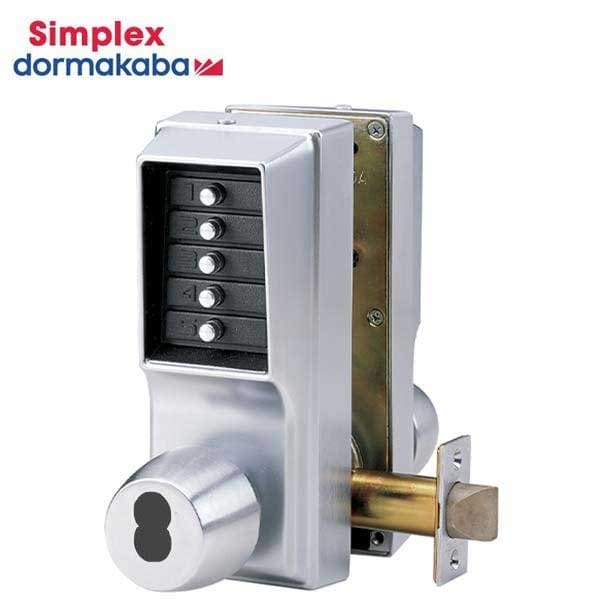 KABA EE1000 - Entry and Egress, Cylindrical Lock, Combination Entry, and Key Override, Cylindrical 1
